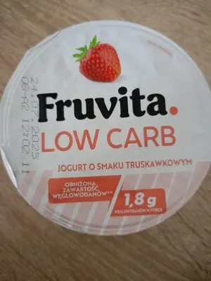 Fruvita low carb jogurt o smaku truskawkowym