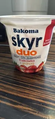 skyr duo jogurt typu islandzkiego truskawka z granolą
