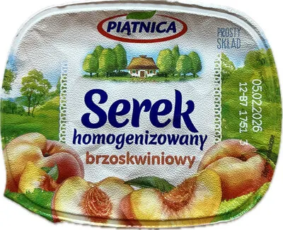 Serek homogenizowany brzoskwiniowy