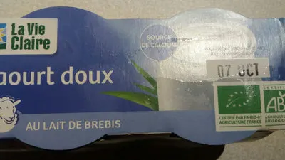 Yaourt doux au lait de brebis